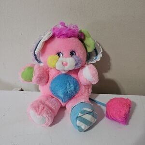 Popples Plush Cribsy Pink Rattle Tail Bonnet 11"